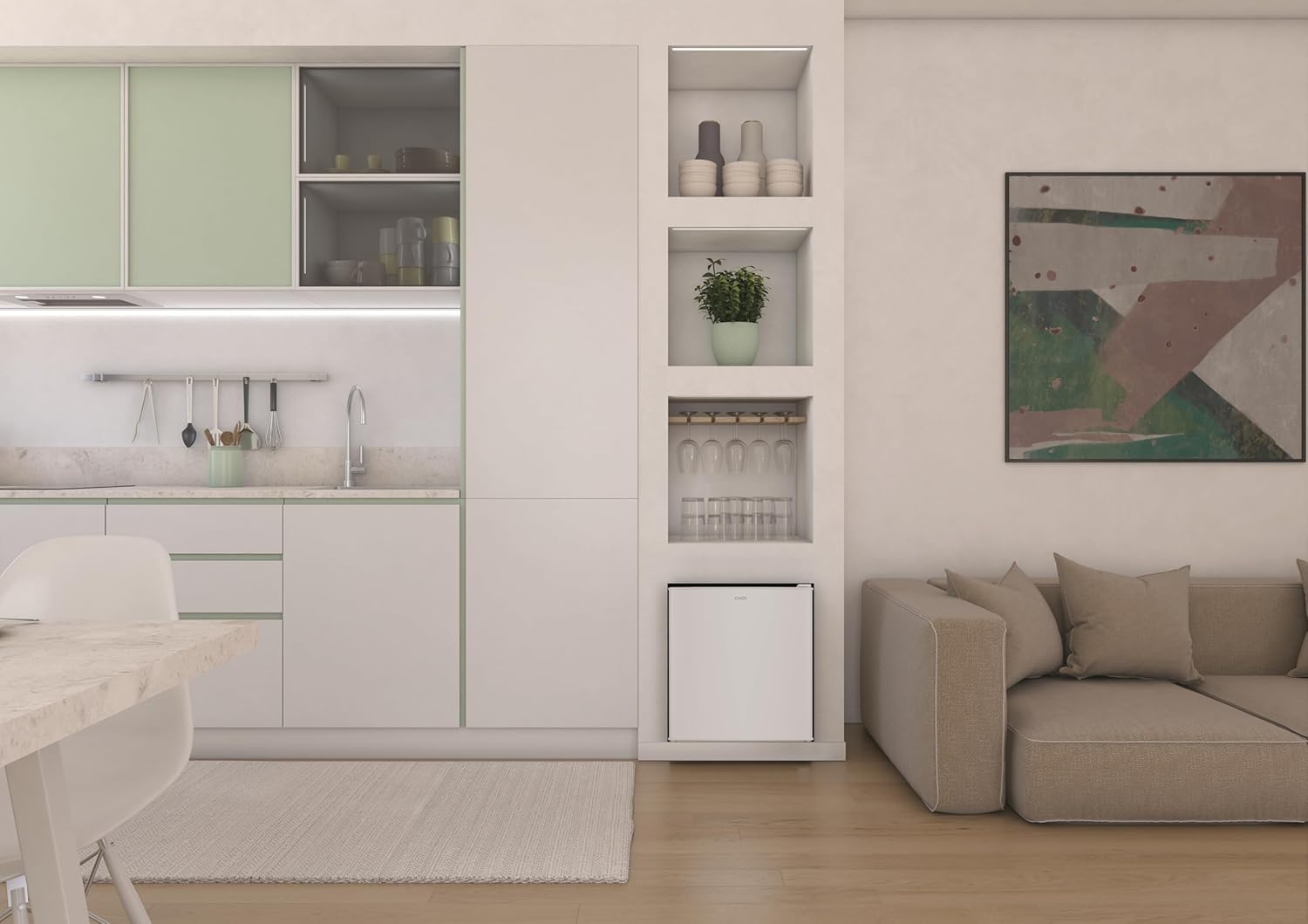 Frigorifero Mini Bar Libera installazione Candy Comfort CHASD4351EWC 42L Classe E Bianco