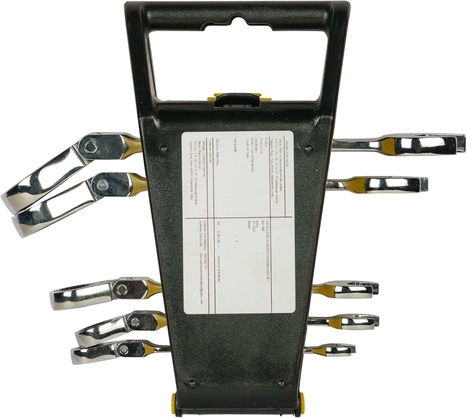 STANLEY Set 6 Chiavi Reversibile e Snodato Cricchetto