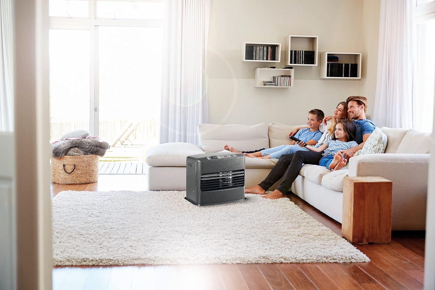 TECNO AIR SYSTEM Stufa Elettronica Ventilata Tosai Modello 4600 - Colore Grigio