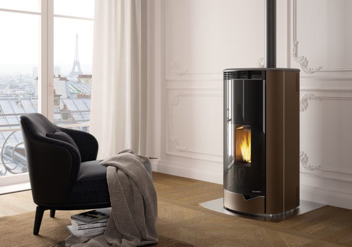Stufa a Pellet ad Aria Palazzetti Ecofire Marianne US PRO 2 Da 9 Kw