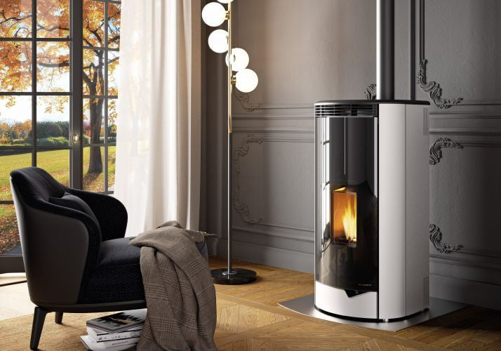 Stufa a Pellet ad Aria Palazzetti Ecofire Marianne US PRO 2 Da 9 Kw