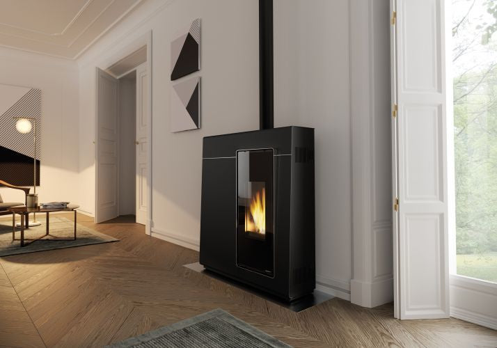 Stufa a Pellet ad Aria Palazzetti Ecofire Michelle US 8 Kw - Vari Colori