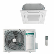 Condizionatore Climatizzatore Hisense Inverter Cassetta a 4 Vie 60x60 Monosplit R-32 12000 BTU ACT35UR4RCC8/AUW35U4RS8 Wi-Fi Optional - Comando Incluso
