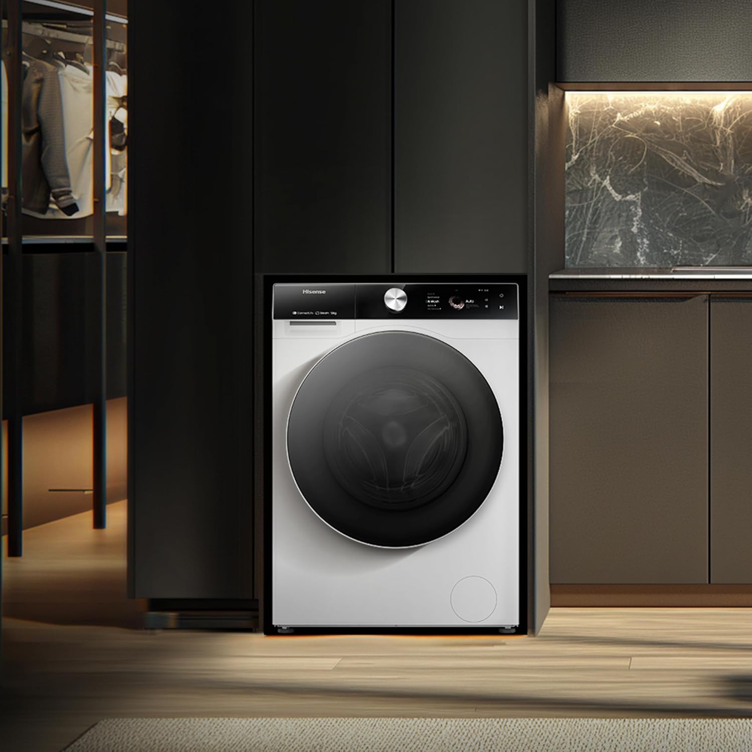 Lavatrice Libera Installazione Caricamento Frontale Hisense WF7S1247BW 12 kg 1400 Giri/min Bianco Classe A