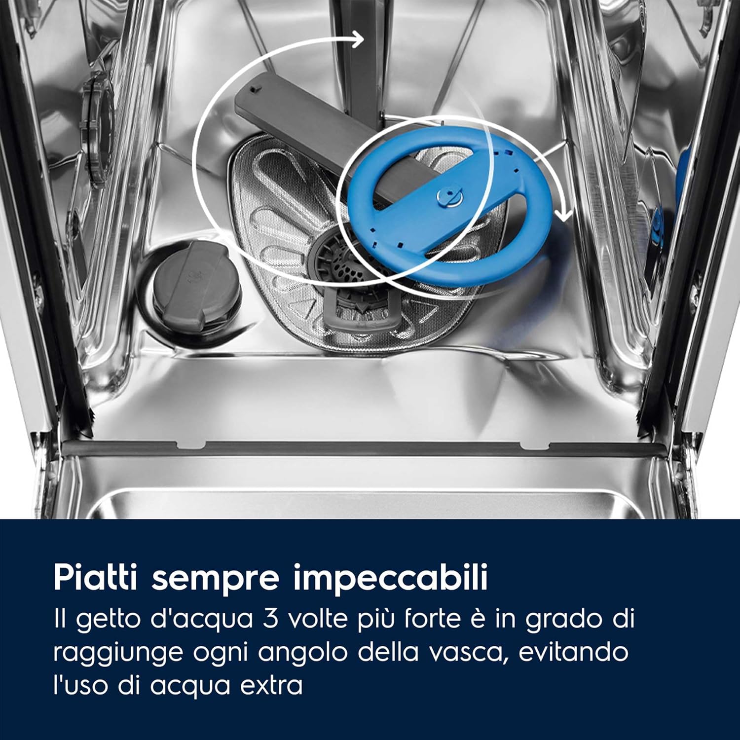 Lavastoviglie Da Incasso a Scomparsa Totale Electrolux SatelliteClean LSV48400L 14 Coperti Classe C
