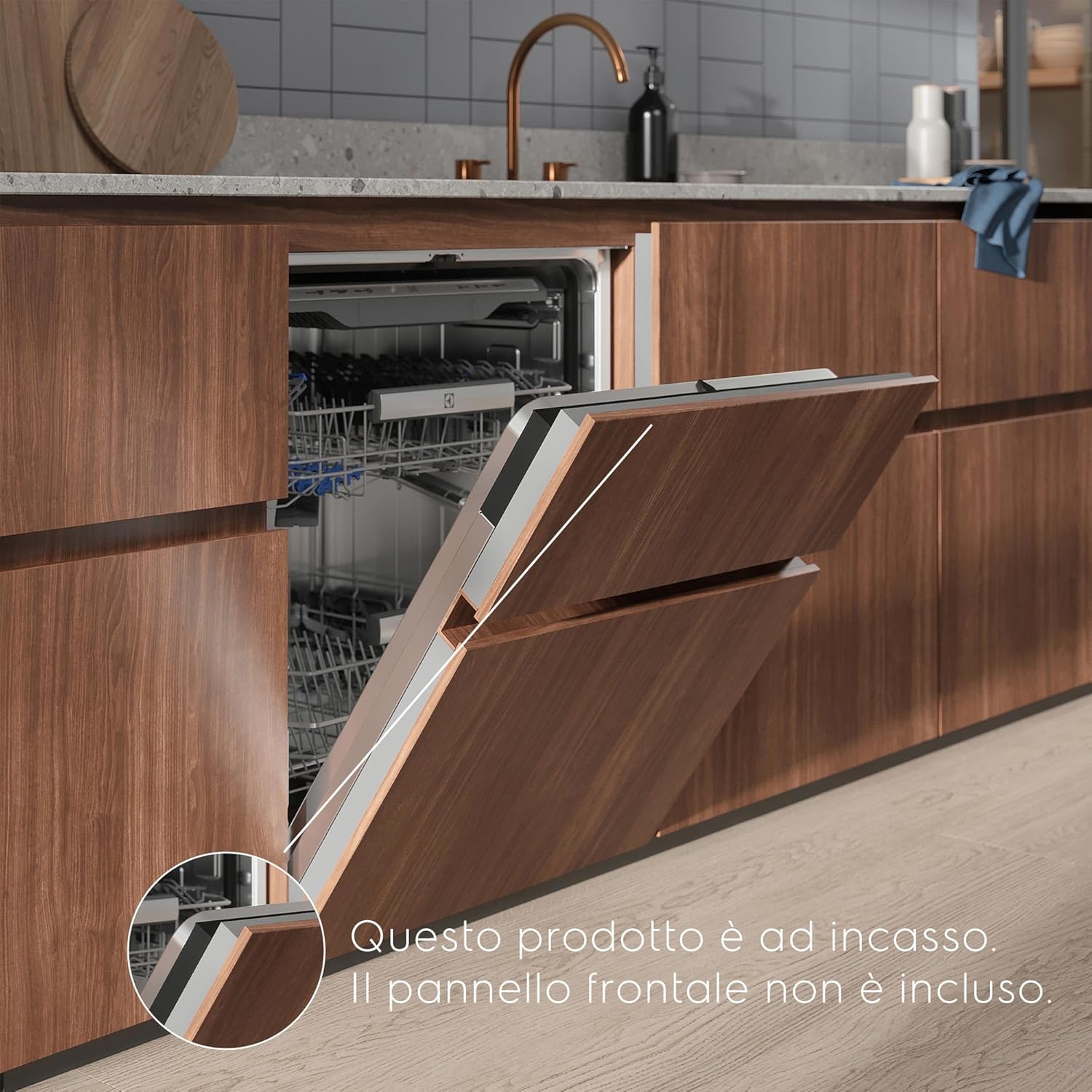 Lavastoviglie Da Incasso a Scomparsa Totale Electrolux SatelliteClean LSV48400L 14 Coperti Classe C