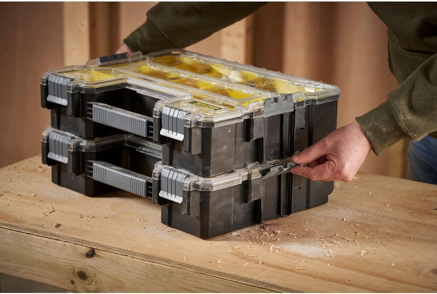 STANLEY Organizer Professionale Profondo a 10 Scomparti FatMax