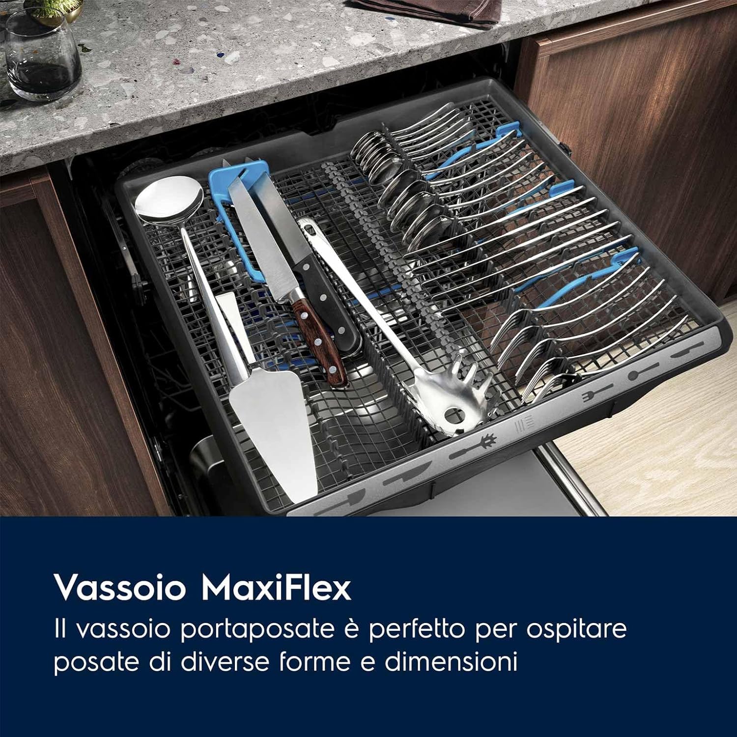 Lavastoviglie Da Incasso a Scomparsa Totale Electrolux SatelliteClean LSV48400L 14 Coperti Classe C