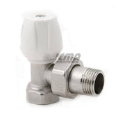 VALVOLA ANGOLO ICMA 3/8" M24 PER TUBO FERRO BIANCA