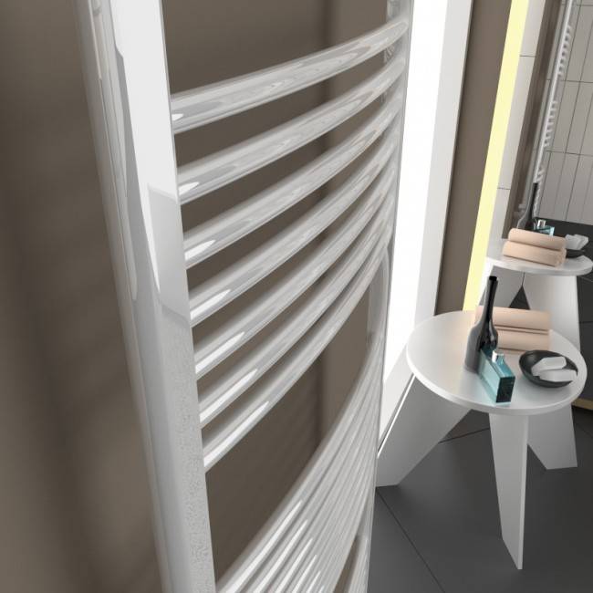 SCALDASALVIETTE LISA 22 VERNICIATO BIANCO R01-RAL 9010