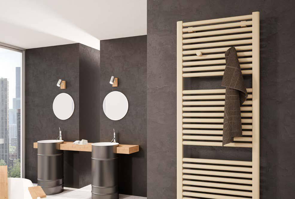 SCALDASALVIETTE LISA 25 DRITTO VERNICIATO BIANCO VARIE MISURE DISPONIBILI