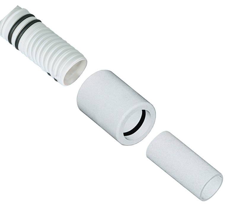 MANICOTTO DI GIUNZIONE DA TUBO FLESSIBILE A RIGIDO