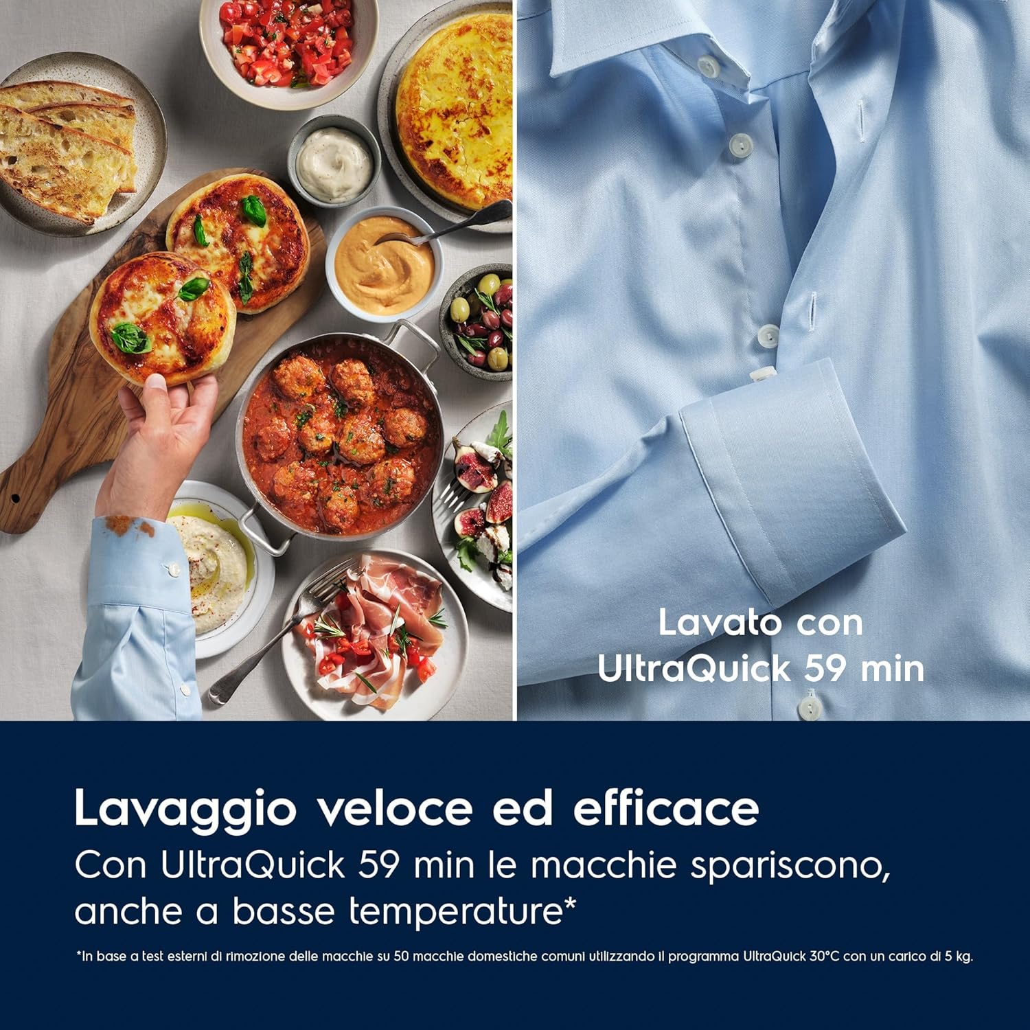 Lavatrice Libera Installazione Caricamento Frontale Electrolux SteamCare 700 EW7F411G 11 kg 1400 Giri/min Bianco Classe A