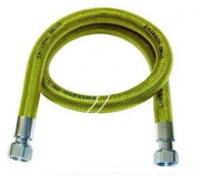 TUBO FLESSIBILE GAS IN ACCIAIO INOX 1/2' F/F RIVESTITO IN PVC
