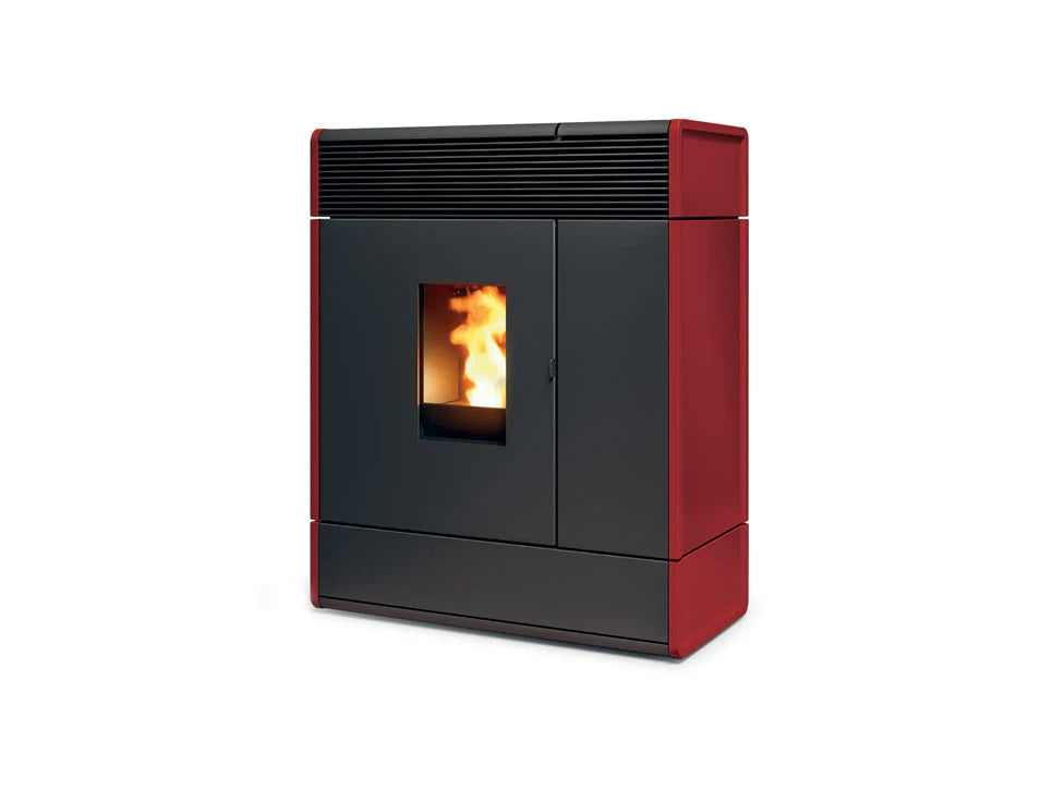 Termostufa a Pellet Slim MCZ Aki Hydromatic 18 R Maestro Plus Da 18 Kw Vari Colori