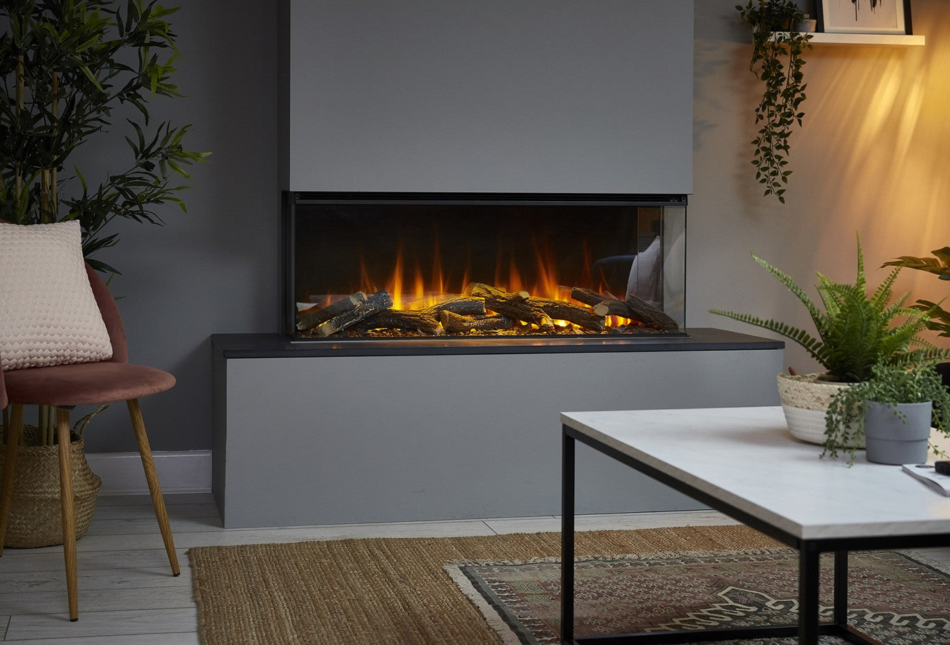 Camino Elettrico da Incasso MaisonFire Modello ALISA 120 - Dimplex - distribuito da MaisonFire con Garanzia Italia