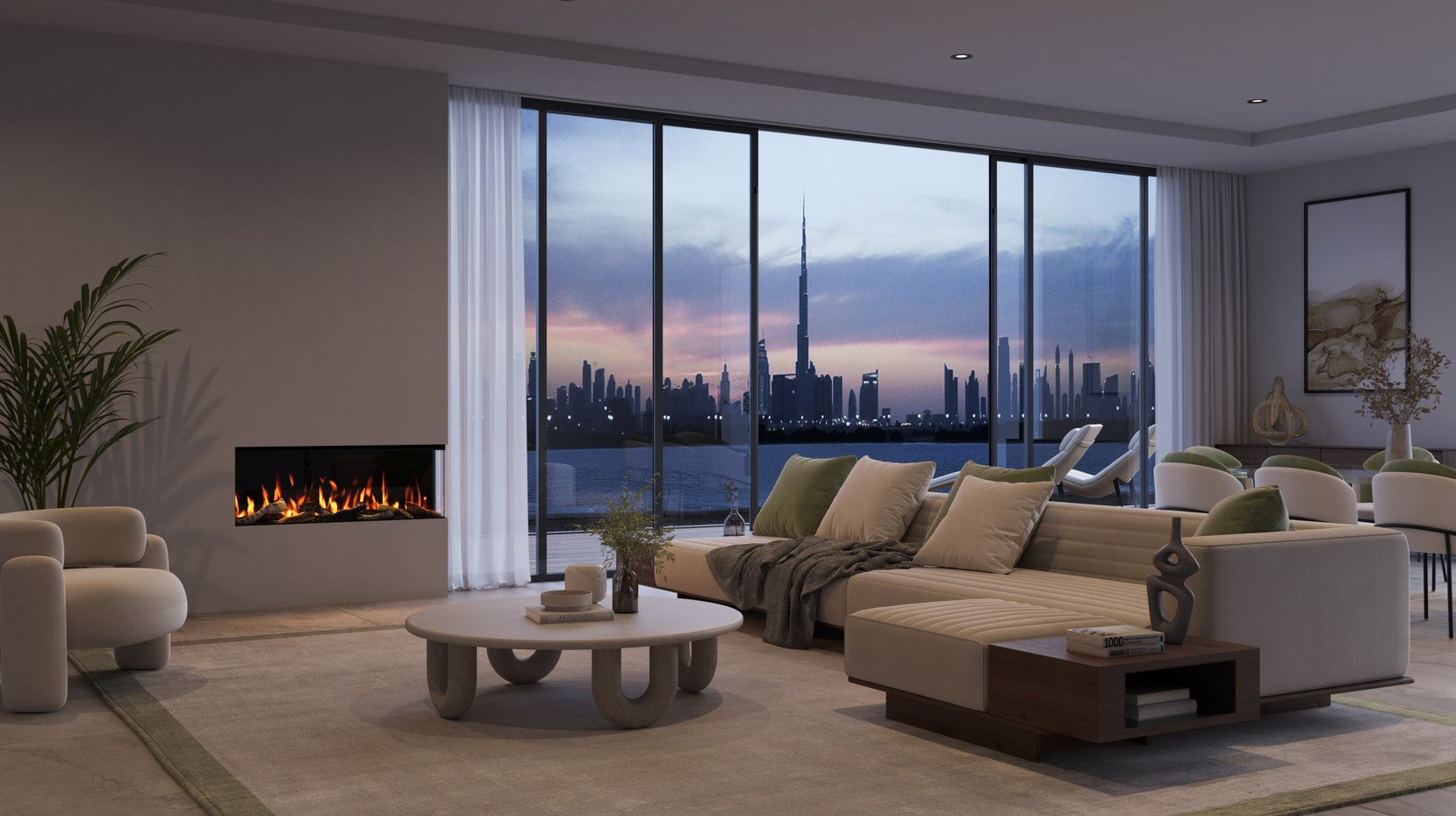 Camino Elettrico da Incasso MaisonFire Modello ALISA 120 - Dimplex - distribuito da MaisonFire con Garanzia Italia