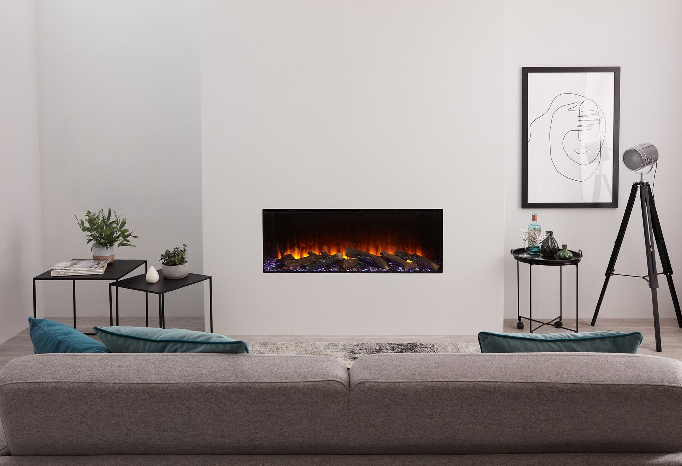 Camino Elettrico da Incasso MaisonFire Modello ALISA 120 - Dimplex - distribuito da MaisonFire con Garanzia Italia