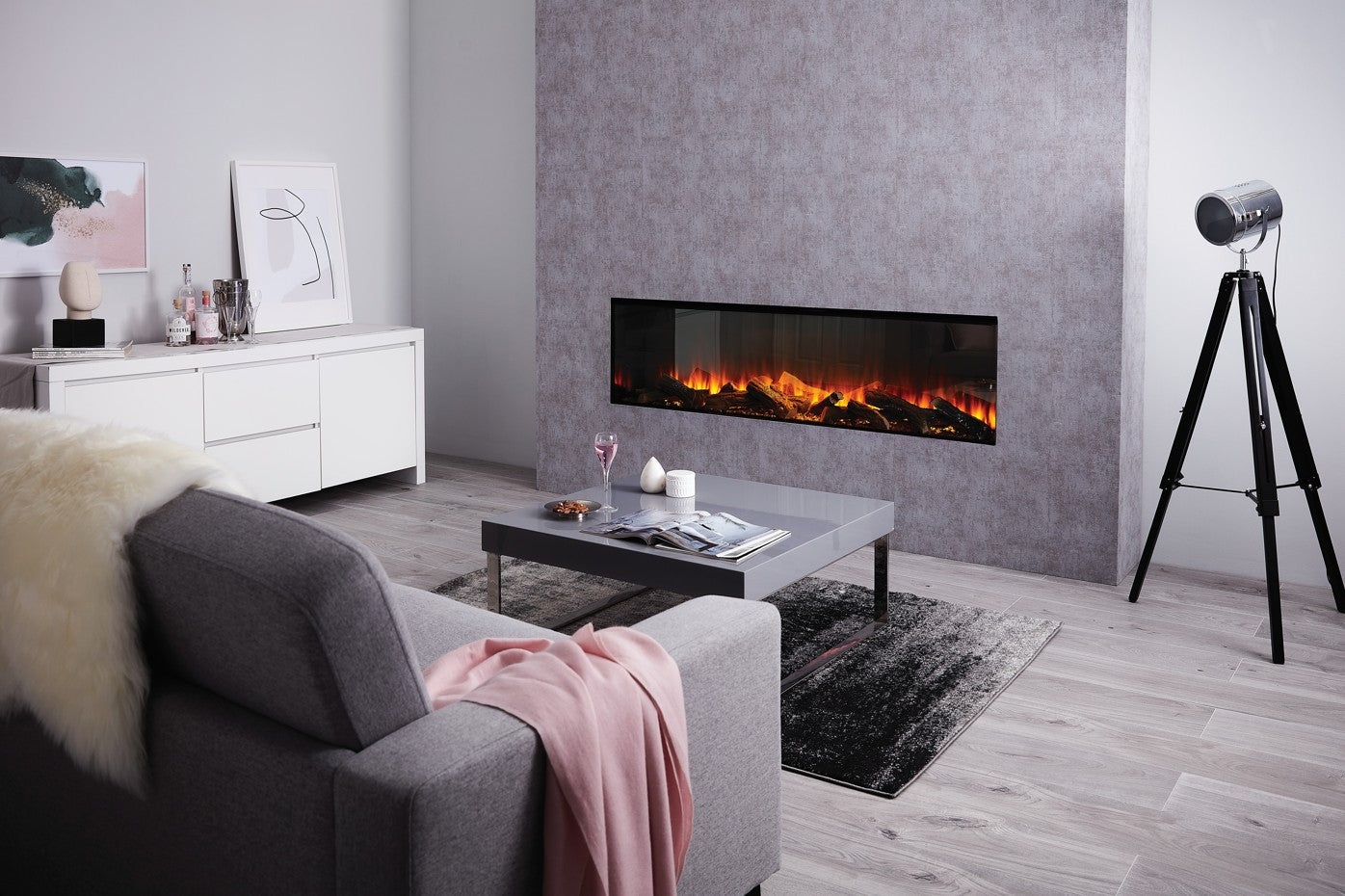Camino Elettrico da Incasso MaisonFire Modello ALISA 160 - Dimplex - distribuito da MaisonFire con Garanzia Italia