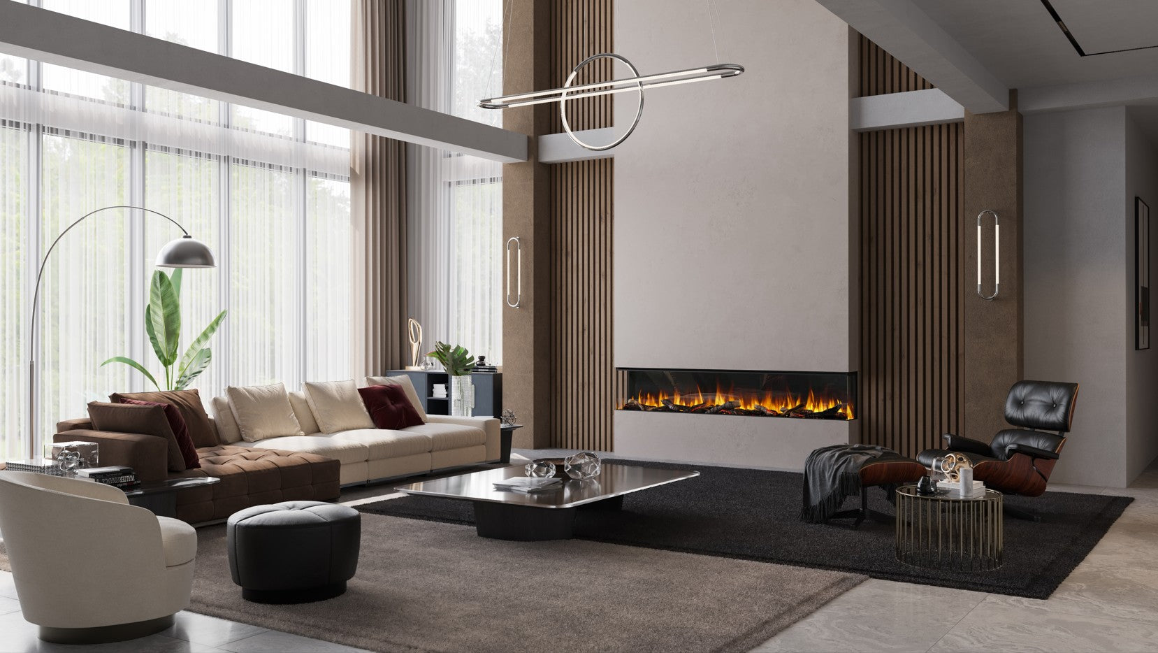Camino Elettrico da Incasso MaisonFire Modello ALISA 240 - Dimplex - distribuito da MaisonFire con Garanzia Italia