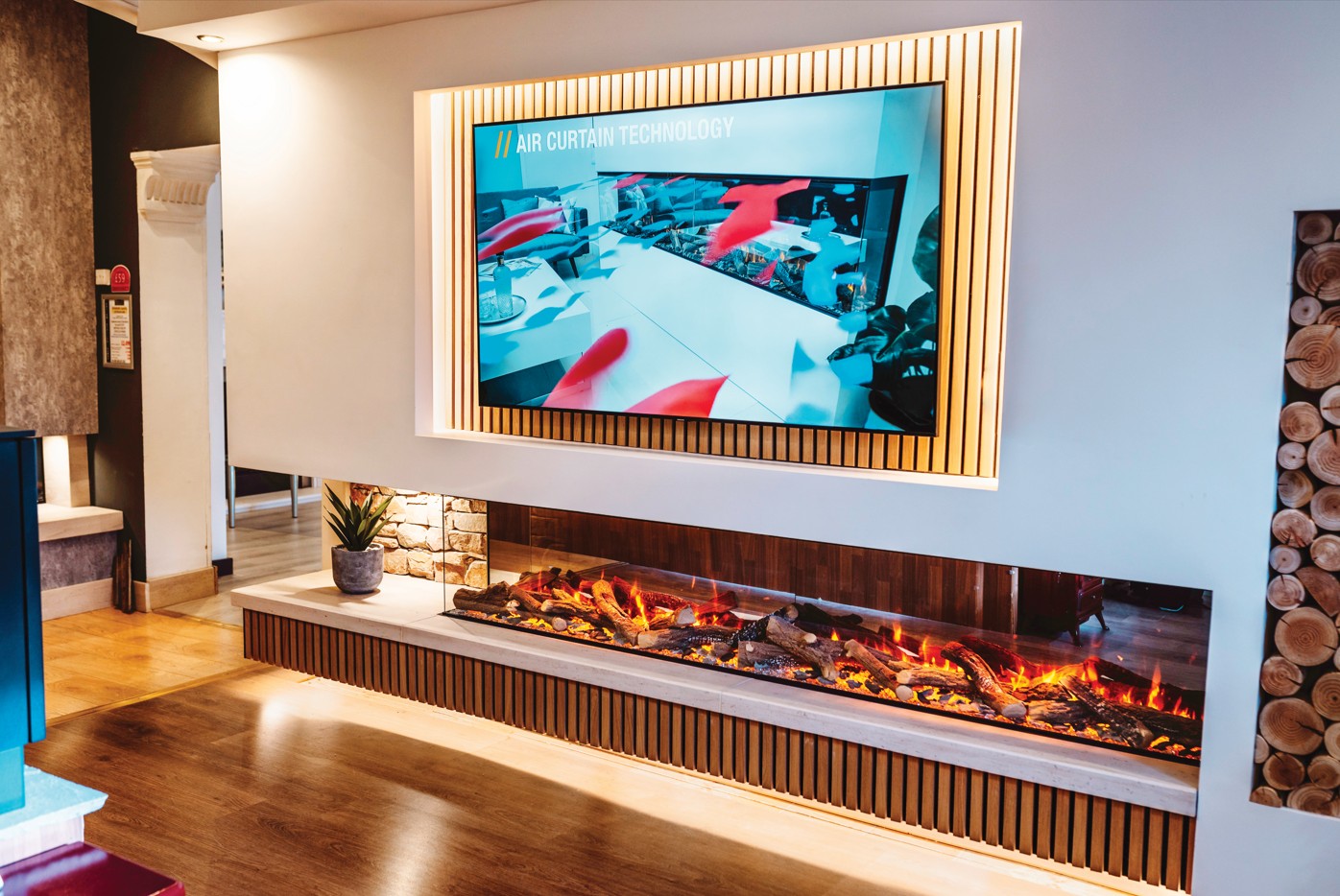 Camino Elettrico da Incasso MaisonFire Modello ALISA 240 - Dimplex - distribuito da MaisonFire con Garanzia Italia