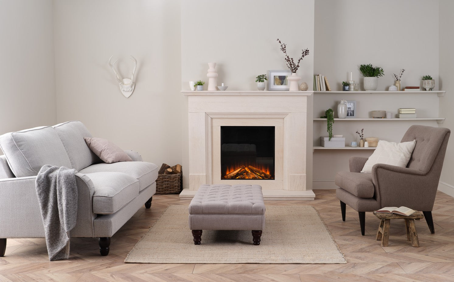 Camino Elettrico da Incasso MaisonFire Modello ALISA 65 - Dimplex - distribuito da MaisonFire con Garanzia Italia
