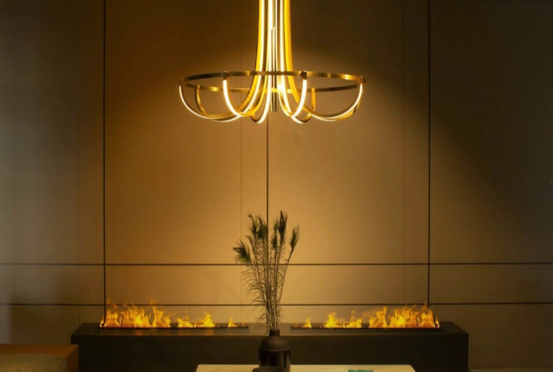 Camino Elettrico ad Acqua MaisonFire Modello BRACE 100 Multicolore (Idraulico) - Dimplex - distribuito da MaisonFire con Garanzia Italia