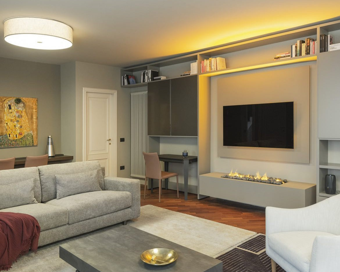 Camino Elettrico ad Acqua MaisonFire Modello BRACE 100 Multicolore (Idraulico) - Dimplex - distribuito da MaisonFire con Garanzia Italia