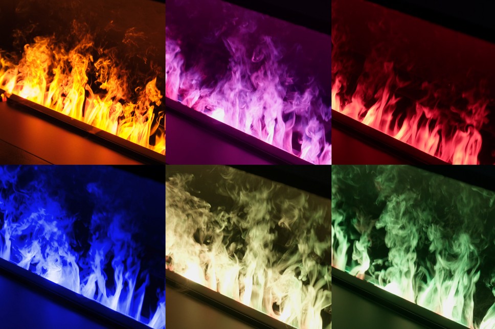 Camino Elettrico ad Acqua MaisonFire Modello BRACE 50 Multicolore (Idraulico) - Dimplex - distribuito da MaisonFire con Garanzia Italia
