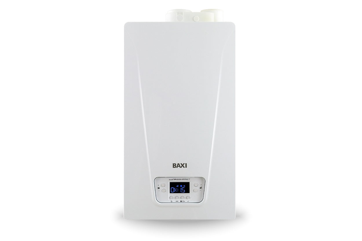 Caldaia a Condensazione Baxi Modello Luna Compact 28 Kw Met/GPL Cod. A7865415 - Kit Fumi Soppiato Di Serie