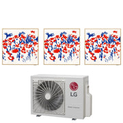 Condizionatore Climatizzatore LG Trial Split Inverter R-32 Artcool Gallery Photo 9000+9000+12000 Btu Con MU3R19 Wi-Fi Integrato