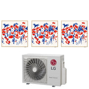 Condizionatore Climatizzatore LG Trial Split Inverter R-32 Artcool Gallery Photo 9000+9000+9000 Btu Con MU3R21 Wi-Fi Integrato