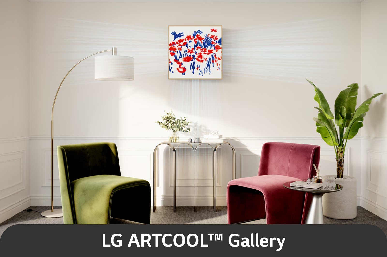 Condizionatore Climatizzatore LG Quadri Split Inverter R-32 Artcool Gallery Photo 9000+9000+9000+12000 Btu Con MU4R25 Wi-Fi Integrato