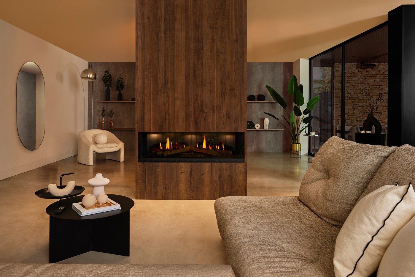 Camino Elettrico ad Alta Definizione MaisonFire Modello ENCANTO 130 - Dimplex - distribuito da MaisonFire con Garanzia Italia