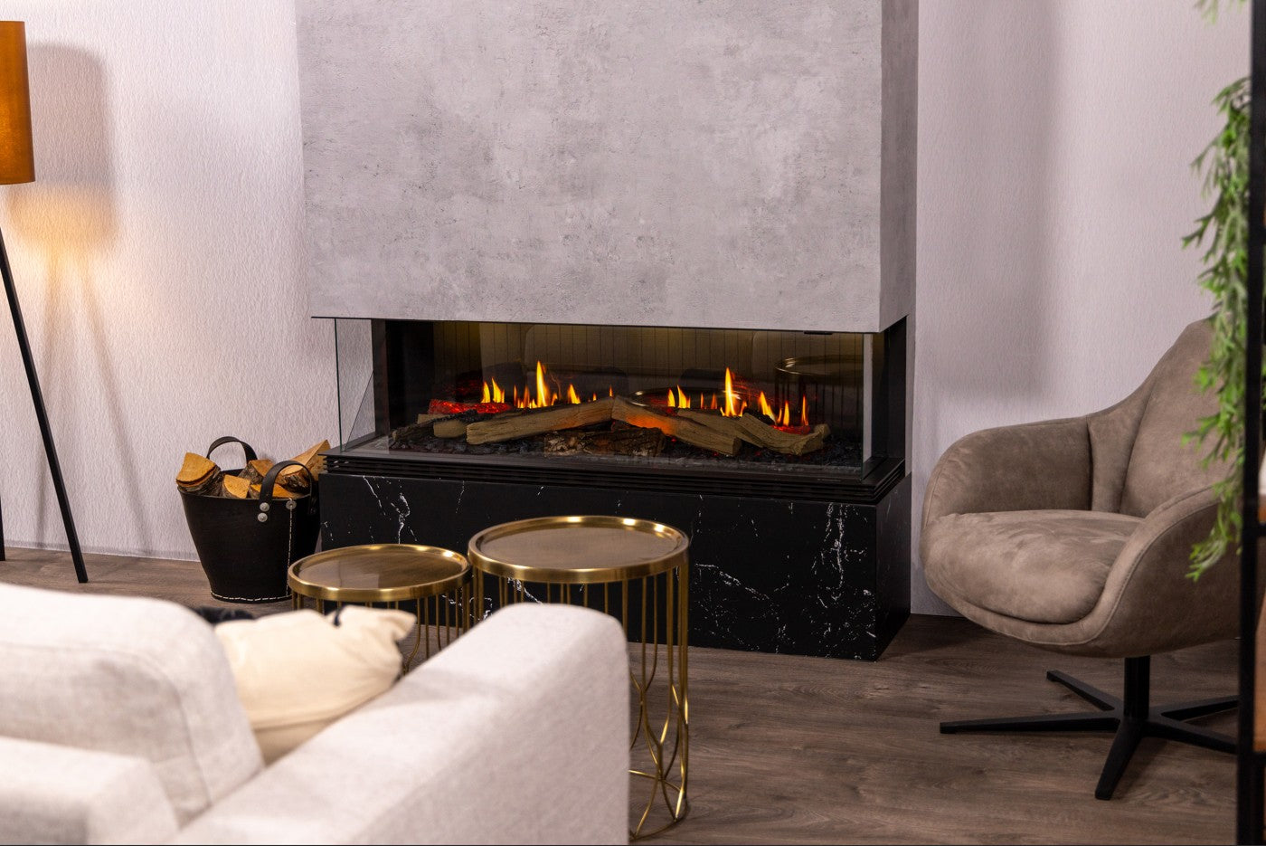 Camino Elettrico ad Alta Definizione MaisonFire Modello ENCANTO 130 - Dimplex - distribuito da MaisonFire con Garanzia Italia