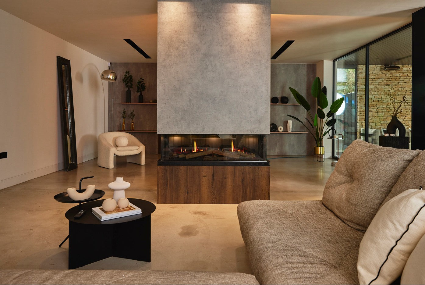 Camino Elettrico ad Alta Definizione MaisonFire Modello ENCANTO 130 - Dimplex - distribuito da MaisonFire con Garanzia Italia