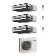 Condizionatore Climatizzatore Mitsubishi Electric Trial Split Canalizzabile R-32 12000+12000+12000 BTU+MXZ-3F68VF4 Wi-Fi Optional