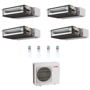 Condizionatore Climatizzatore Mitsubishi Electric Quadri Canalizzabile R-32 9000+9000+9000+9000 BTU+MXZ-4F72VF4 Wi-Fi Optional