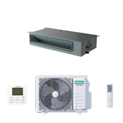 Condizionatore Climatizzatore Hisense Inverter Canalizzato ADT Monosplit R-32 18000 BTU ADT52UX4RCL8+AUW52U4RJ8 Wi-Fi Optional - Comando Incluso