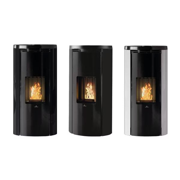 Stufa a Pellet EdilKamin Modello Celia Air Tight Da 7,2 Kw - Vari Colori