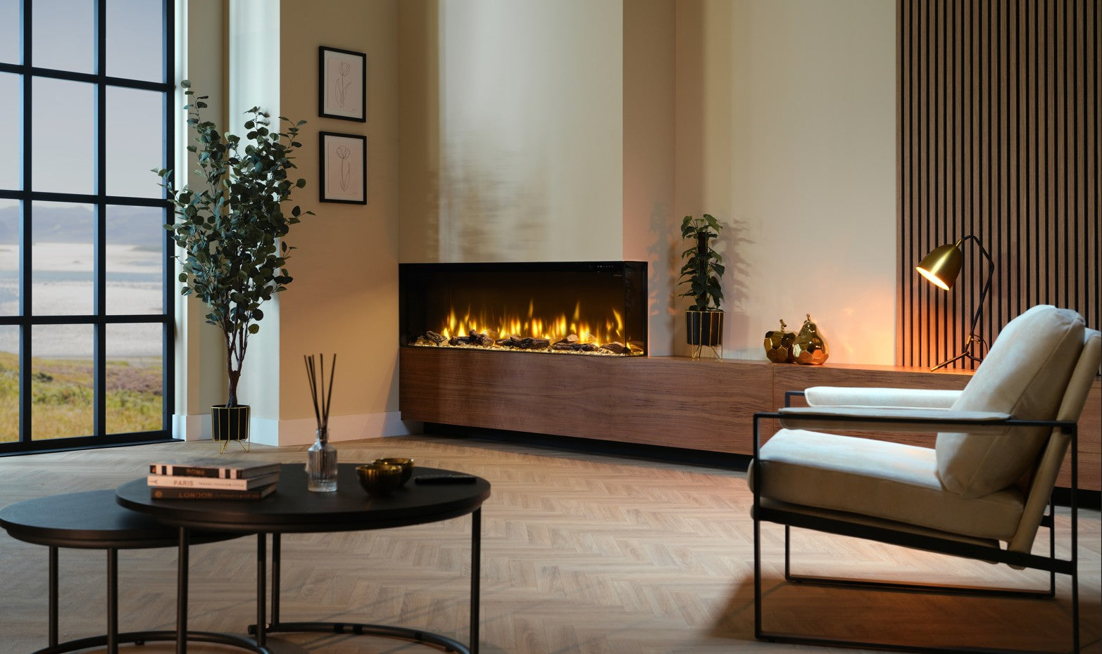 Camino Elettrico da Incasso MaisonFire Modello IGNITE BOLD 50 (125 cm) - Dimplex - distribuito da MaisonFire con Garanzia Italia