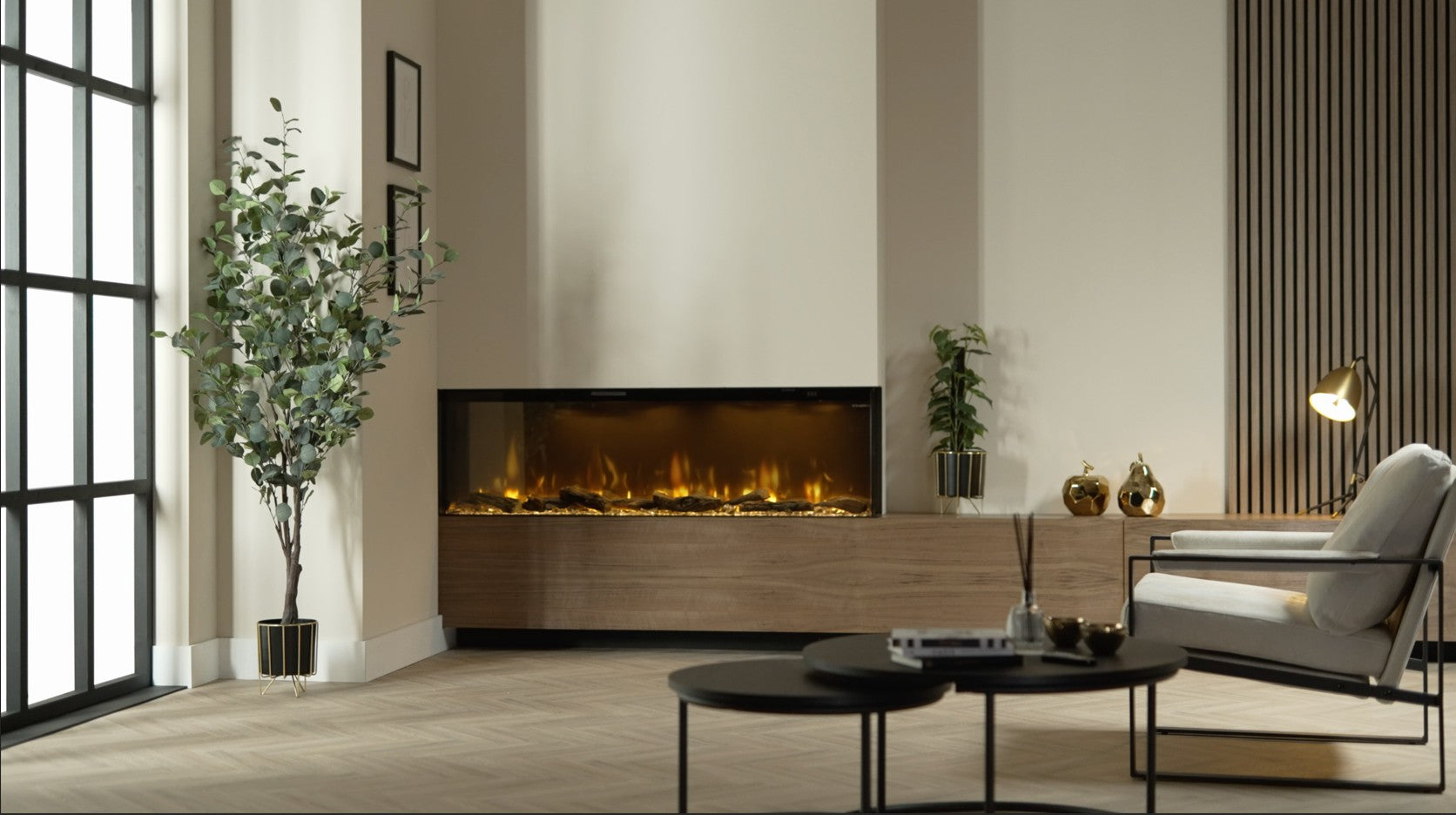 Camino Elettrico da Incasso MaisonFire Modello IGNITE BOLD 60 (157 cm ) - Dimplex - distribuito da MaisonFire con Garanzia Italia