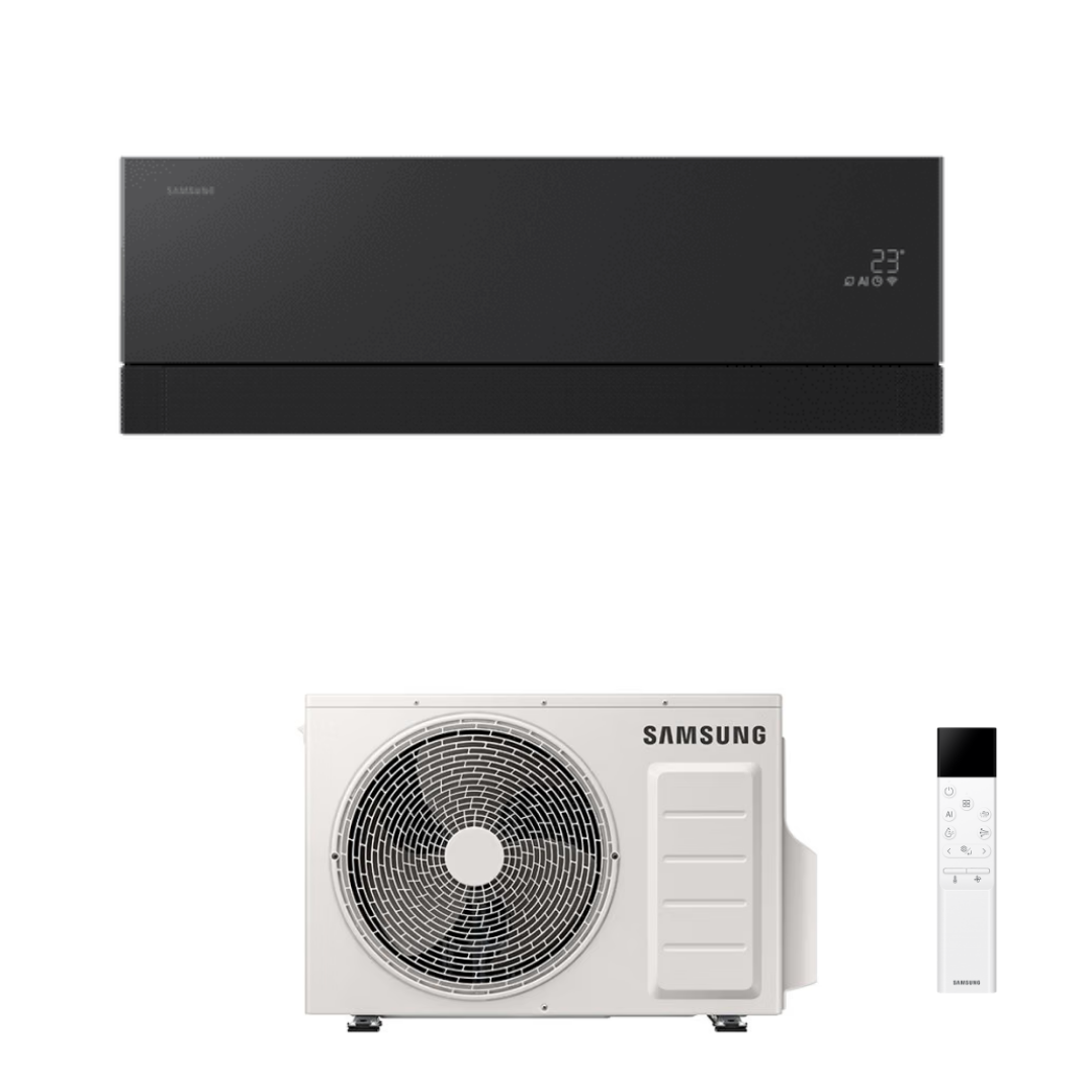Condizionatore Climatizzatore Samsung Monosplit Inverter Windfree Première R-32 12000 BTU Soapstone Charcoal F-AR12PRB - Wi-Fi Integrato
