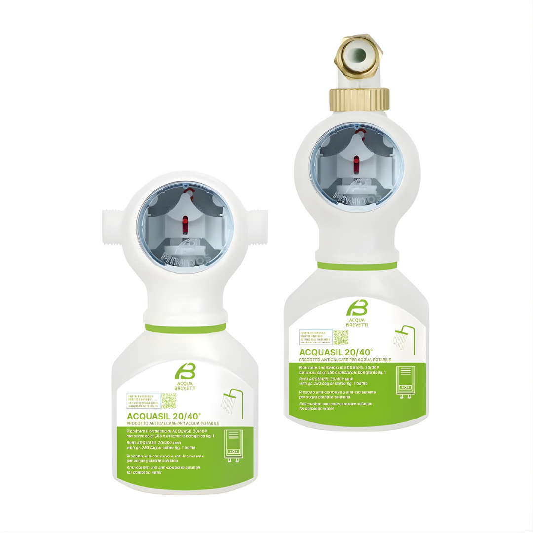 Acqua Brevetti MiniDOS Pompa Dosatrice Volumetrica Meccanica per ACQUASIL 20/40® - Attacchi  1/2" F - Cod. PM109