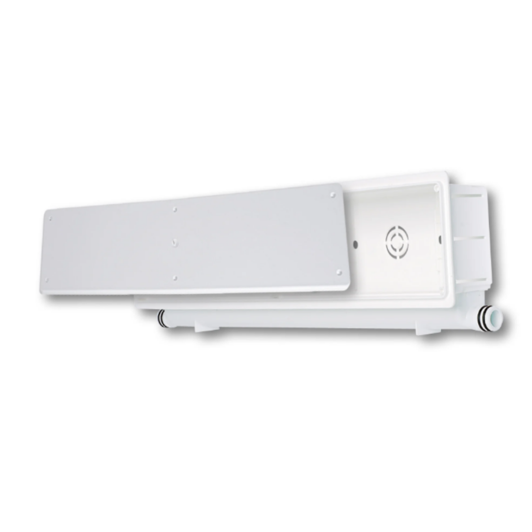 VECAMCO Cassetta Predisposizione Split Modello Dual Plus - Doppia Uscita - Cod. 9899-029-01