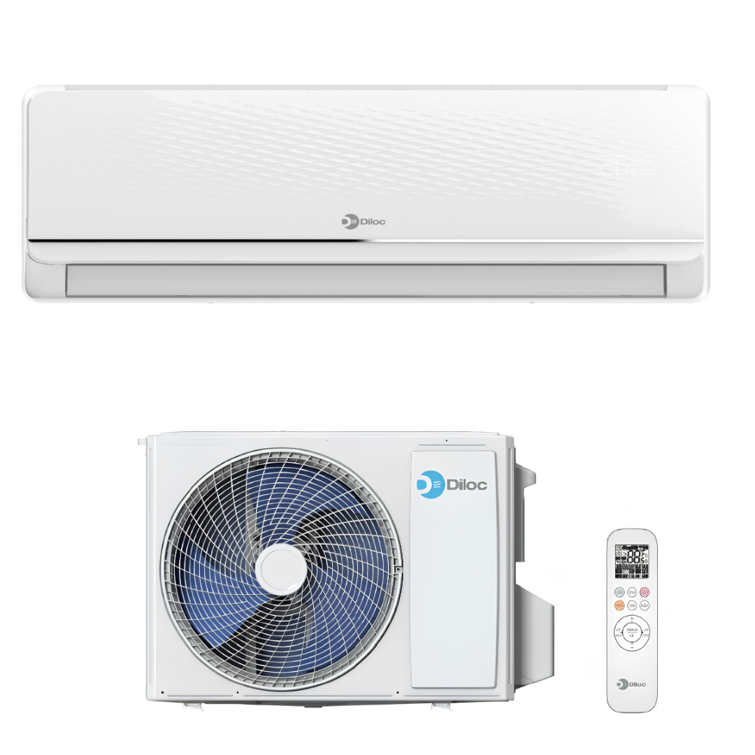 Condizionatore Climatizzatore Diloc Atlas Monosplit Inverter R-32 24000 BTU - Wi-Fi Integrato