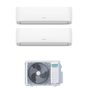 Condizionatore Climatizzatore Hisense Dual Split Inverter R-32 Hi-Comfort 7000+7000 Btu Con 2AMW35U4RGC WiFi Integrato 7+7