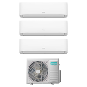 Condizionatore Climatizzatore Hisense Trial Split Inverter R-32 Hi-Comfort 7000+7000+7000 Btu Con 3AMW52U4RJC Wifi Integrato 7+7+7