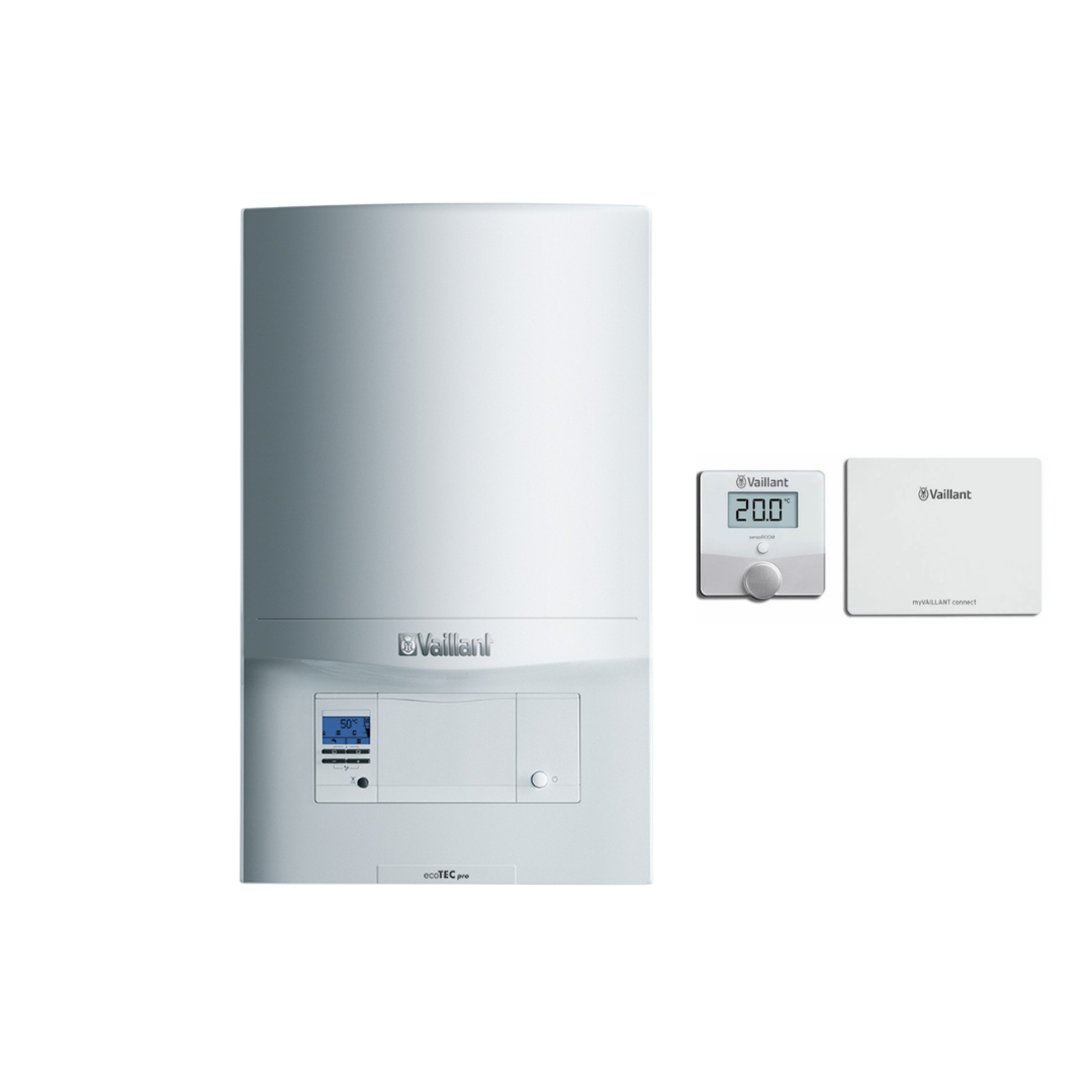 Caldaia a Condensazione Vaillant Ecotec PRO VMW + SENSOROOM 286/5-3 WIFI 28 KW Cod. 0020256401 - Completa di Kit Scarico Fumi