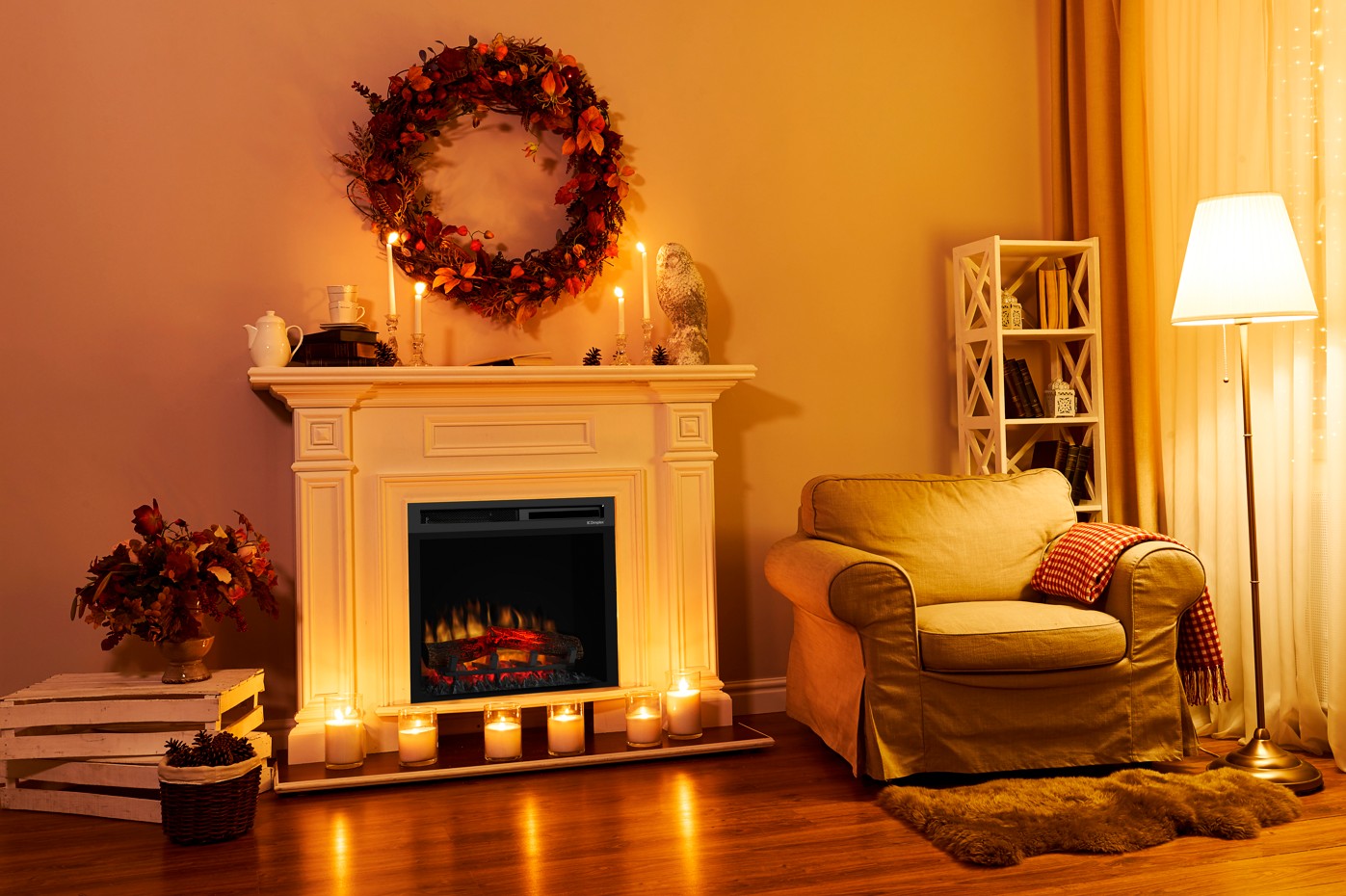 Camino Elettrico da Incasso MaisonFire Modello INFIRE 58 - Dimplex - distribuito da MaisonFire con Garanzia Italia